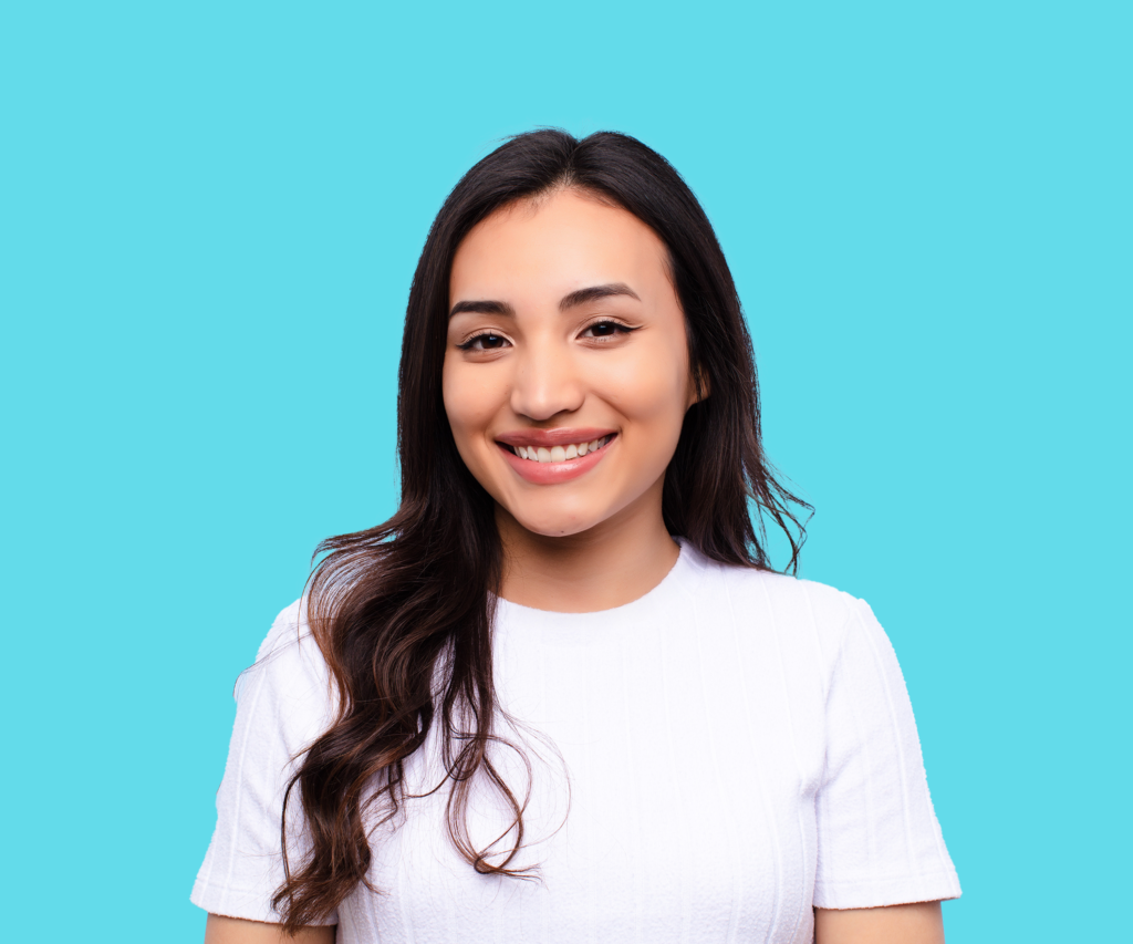Invisalign teen showing her smile and the benefits.